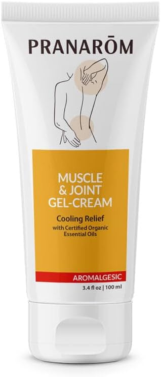 Pranarom - Aromalgesic Muscle & Joint Gel-Cream 100ml - Relaxing with Body Massage Oil - Fast-Absorbing, Non-Greasy - Organic