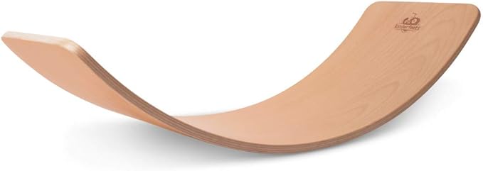 Kinderfeets, Kinderboard, Waldorf Original Wooden Balance Board for Toddlers, Kids, Teens, Adults