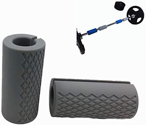 Weight Bar Grips Fit Standard Barbell, Dumbell Handles, Thick Bar Training Adapter for Weightlifting & Cable Attachments Fitness Training Rope Grips for Body Arm Forearm Builder Strength