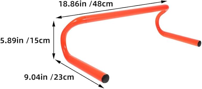 5pcs Agility Hurdles: Mini Agility Hurdles 15cm Height for Kids - Portable and Lightweight Speed Training Equipment for Preschool Indoor and Outdoor Use