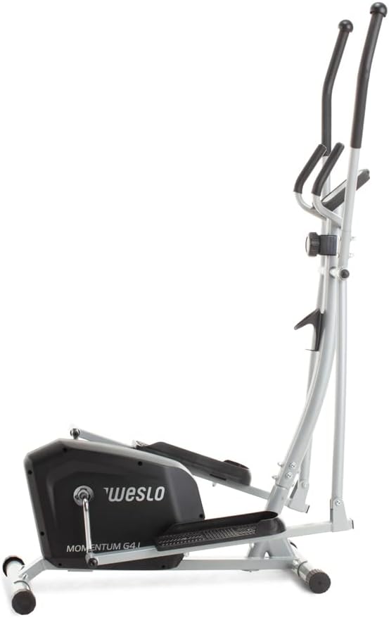 Weslo Momentum G 4.1 Rear-Drive Elliptical Machines with Inertia-Enhanced Flywheel, Black