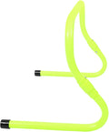 Adjustable Height Soccer Training Hurdles Set, PVC Plastic Speed Hurdle for Agility and Sprint Drills, Foldable Football Speed Agility Training Equipment, Green