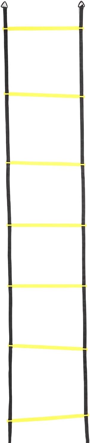 Alomejor Agility Ladder Set, Plastic and Nylon Agility Ladder Speed Training Equipment with Soccer Cones for Kids Sports Footwork Practice