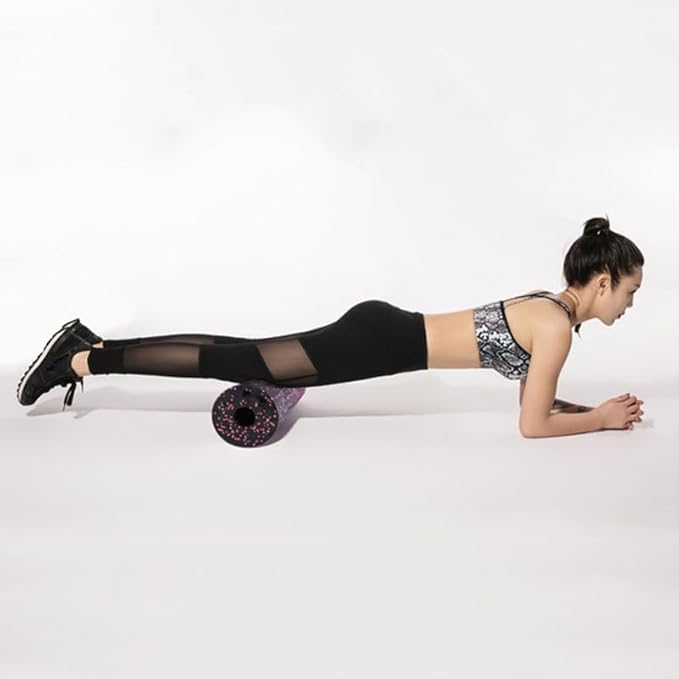 Yoga Column Roller Epp Foam Pilates Equipment for Deep Tissue Massage Muscle Relief Balance Training Home Gym Accessories 12X5.9In