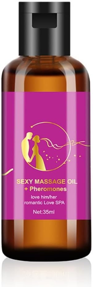 Massage Oil for Couples, Sex Massage Oil with Pheromones Romantic Lover Spa Oil, Relaxing Full Body Massage Oil for Date Night