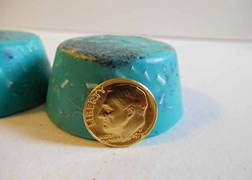 2 Teal Small Tower Buster Crystal Orgone Generator Energy Accumulator 528Hz/7.83Hz/Advance Harmonics Many Beautiful Ingredients and Colors!! (Teal)