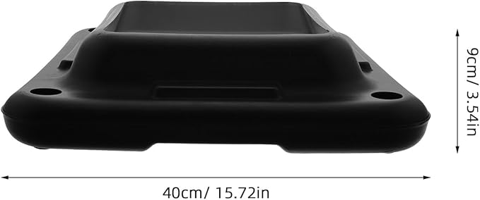 Yoga Step Base Frame Holder with Stabilizer Bottom Tray, Black Yoga Step Platform Support for Home Aerobic Exercise and Fitness Workouts