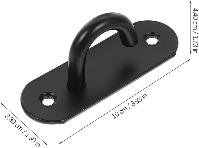 4pcs Heavy Duty Resistance Bands Wall Anchor Hooks, Stainless Steel Yoga Strap Fixing Hangers for Home Gym Ceiling Mount, Workout Equipment Attachments for Strength Training
