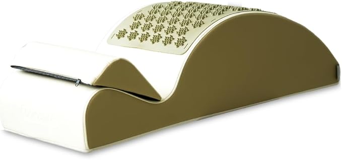 Spine Corrector, Pilates Spine Supporter, Cervical Correction, Ergonomic Curved Bio-Foam Design, Non-Slip, Light Weight