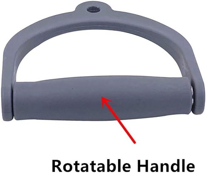 D Handle Pull Down Cable Attachment Set Tricep Grip Pulley Exercise Handles for Home Gym Strength Training Equipment