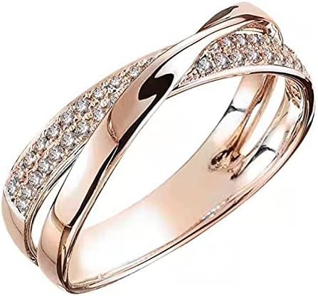 LONG-A 2 Pieces Magnetic Slimming Ring, Weight Loss Health Care Fitness Jewelry Burning Weight Design Opening Therapy Lose Fashion X,Gold,9 = 19 mm