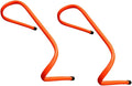 2 Pcs Plastic Speed Hurdles 15cm Wear-Resistant Agility Training Equipment for Youth Soccer Football Running Training