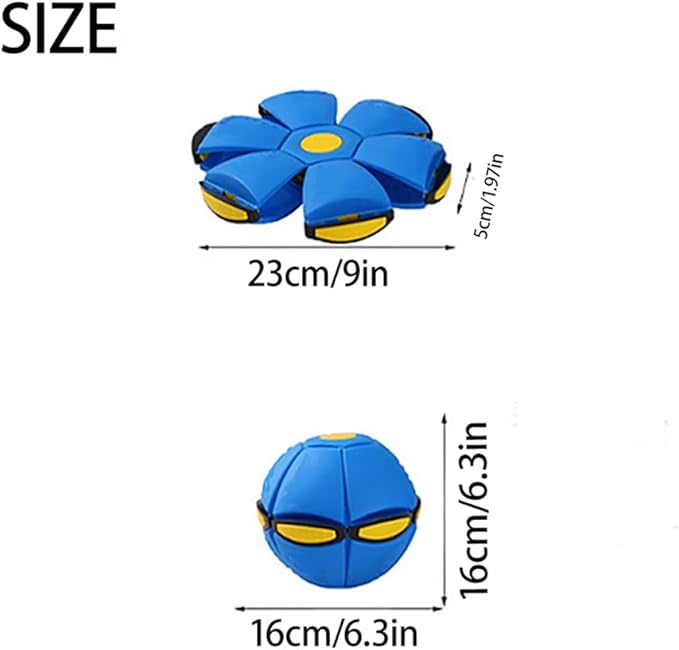 Magic Ball, Bouncing Ball, Parent-Child Interaction, Dual Form Freely Switchable, with 6 Light
