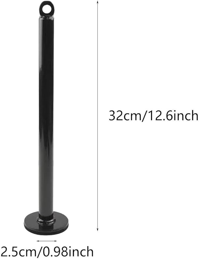 Colaxi Weight Loading Pin Pulley Cable Machine Attachment Strength Training Black,Home Gym Workout Equipment for Power Bar Training