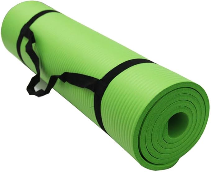 Yoga Mat Carrier with Adjustable Non-Slip Strap, Nylon Fitness Mat Holder Doubles as Resistance Band for Pilates, Stretching and Gym Exercises