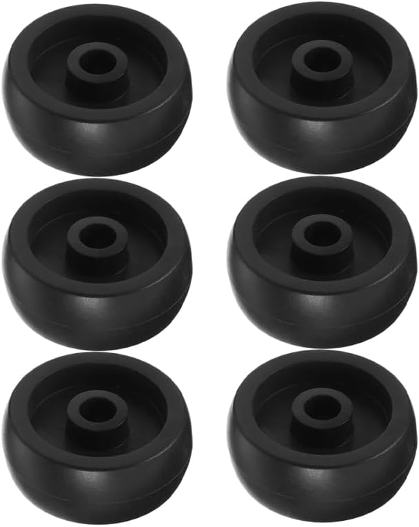 Universal Gym Wheel Rollers for Fitness Equipment Replacement Caster Wheels for Treadmills Exercise Bikes Rowing Machines 6-Pack Smooth Mobility