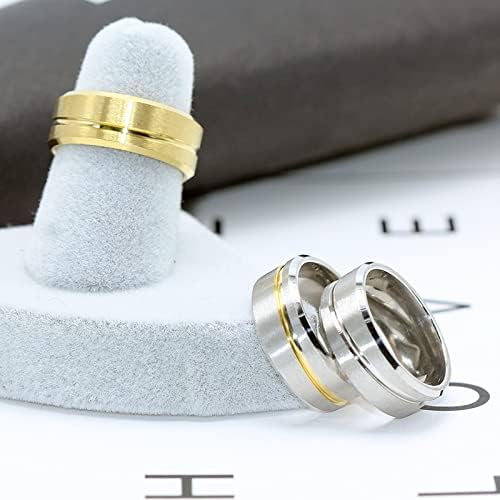 LONG-A 2 Pieces Magnetic Slimming Ring Weight Loss Health Care Fitness Jewelry Burning Weight Design Opening Therapy Lose Fashion