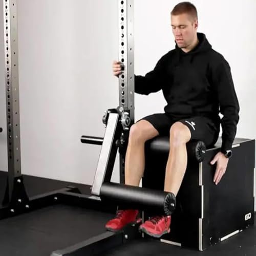 Adjustable Leg Extension & Curl Attachment for Home Gym, Versatile Leg Press Machine for Strength Training & Fitness, Perfect for Rack Use, Enhance Leg Workouts