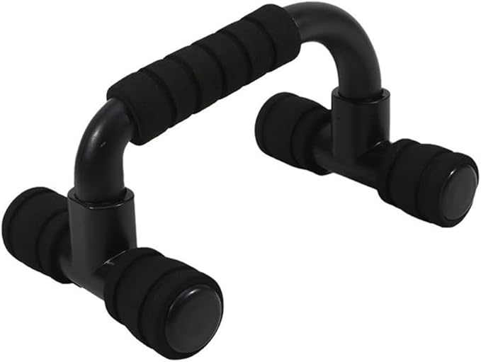 1Pair Push Up Bar Strength Training Non-Slip Sturdy Push-Up Stands Floor Workouts Fitness Calisthenics for Men Women(Black)