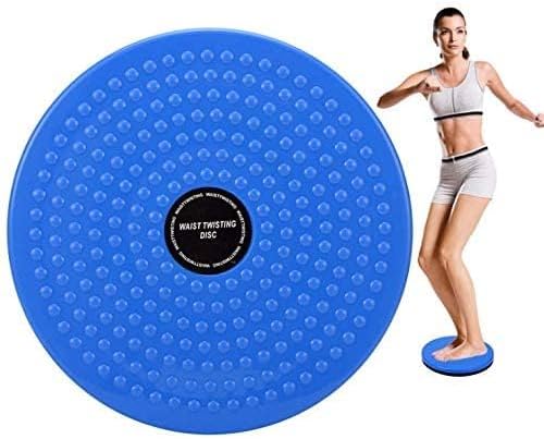 Body Waist Twister, Waist Disc Trainer Board ABS Twist Waist Disc Board Body Building Twister Plate Weight Loss Foot Massage Plate (BLUE)