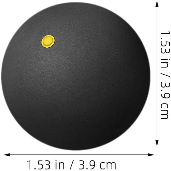 NUOBESTY 3pcs Rubber Bouncy Training Balls Single Dot Training Balls Double Single Dot for Practice Indoor Outdoor Sports
