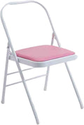 Yoga Chair,Easy to Carry and Store,Soft Sponge Cushion,Foldable Pilates Chair,for Indoor and Outdoor Yoga Studios(Color2)