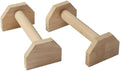 Strength Training Push-Up Stand 2pcs Anti-Slip Fitness Push Up Bar Workout Wooden Single and Double Bar for Equipment