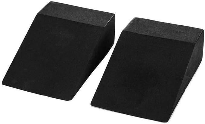 Squat Wedge Block for Heel Elevated Squat Weightlifting Calf Stretcher Slant Board for Mobility Balance and Strength Performance Pack of 2
