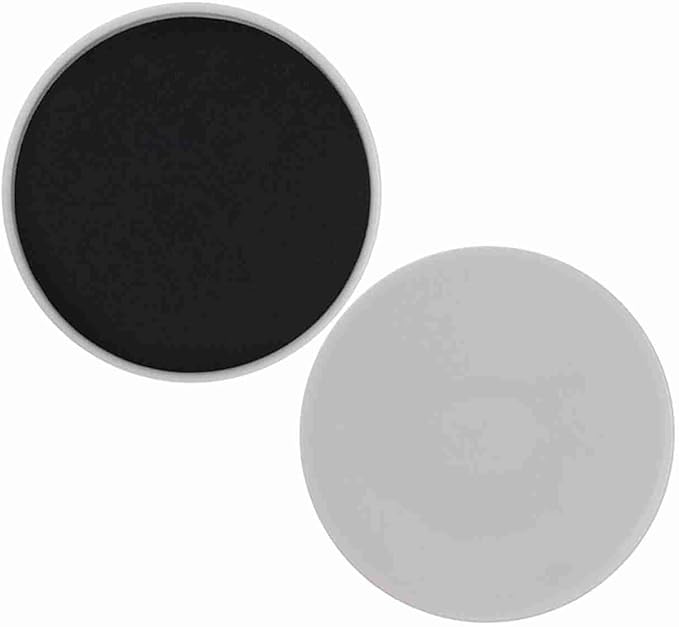 2PCS Exercise Sliding Discs, Small Lightweight Core Sliders, Full Body Workout Tools with Self Adhesive Design, Ideal for Gym, Yoga, Physical Therapy & Dance Training