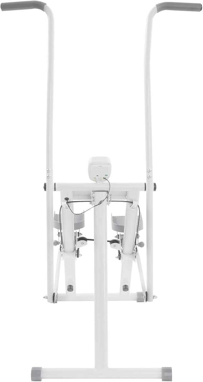 Stair Stepper Machine for Home, 220 lbs Capacity Full Body Workout Equipment with LCD Display, 3-Level Adjustable Pedals & Handles, Compact Climber Machine for Cardio Fitness