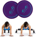 Exercise Core Sliders for Working Out, Dual Sided Sliding Discs Use on Hardwood Floors, Workout Glider Discs Abdominal & Total Body Gym Exercise Equipment for Home