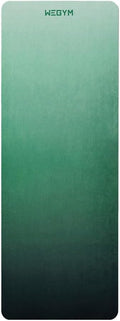 WeGym Yoga Mat, 4mm Cushioned Exercise Mat for Yoga, Pilates, Home Workouts - Anti Slip Polyurethane Suede Yoga Mat with Carrying Strap