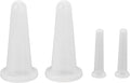 4Pcs Transparent Massage Cupping Set Silicone Mini Facial Cups Face Massager Helper Skin Care Neck Back Eyes Massaging Cup Safe to Use, Facial Care,Anti-Aging Beauty Tool,Health Care Products