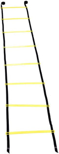POCREATION Outdoor Training Ladder Set, Ladder 8 Rung Training Ladder Ladder Training Ladder Set, Futbol for Soccer Foot Tennis Basewith Training Carry Bag