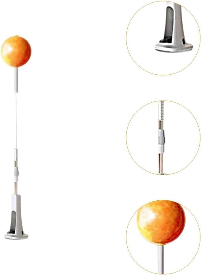 Generic Boxing Reaction Ball Boxing Bag Agility Height Adjustable Boxing Reflex Ball Punching Ball for Home Gym MMA Workout Sports