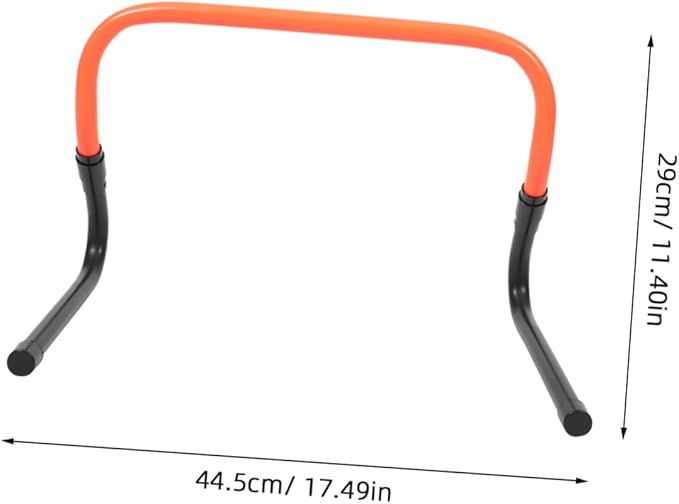 BESPORTBLE Adjustable Speed Hurdles Set for Football Training 2-Stage Height Mini Agility Hurdles