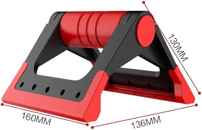 Foldable Push-up Stand Pair Portable Exercise Handles for Home Strength Training Compact Push up Bars for Floor Workouts with Rotating Arm Support 6.3 Inch Fitness Equipment