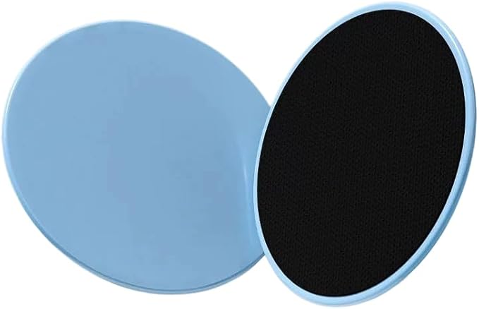 Core Sliders for Working Out, Dual Sided Exercise Gliding Discs, Home Gym Leg Shaping Workout Sliders 2 Pack