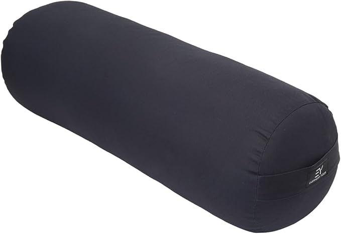 Everyday Yoga Premium Bolster, Soft & Supportive Meditation Pillow with Carry Handle, Lightweight Cushion for Restorative Yoga & Relaxation (Multi-Color)