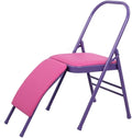 Pilates Yoga Chair,Iyengar Yoga Chair,Yoga Inversion Chairyoga Assist Chair,with Lumbar Back Support,Backless Chair Yoga Chair,Purple