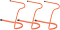 3pcs Speed Agility Training Hurdles 15cm Plastic Track Hurdle Equipment for Soccer Football Sports Conditioning