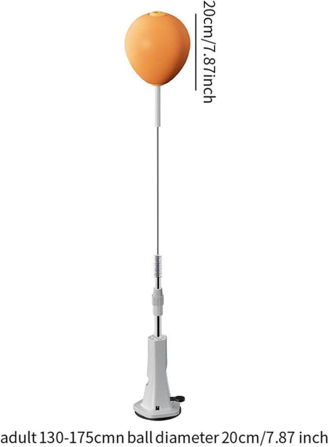 Boxing Reaction Ball with Stand, Height Adjustable Punching Bag for Speed Training, MMA Home Gym Workout Equipment with Suction Cup Base
