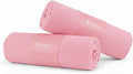 Wellrox Microfiber Hand Towel- Absorbent Sweat Towels, Workout Towels for Women- Yoga Mat Towel for Pilates, Hot Yoga, Gym Workouts (2 Pack, Pink)
