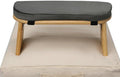Meditation Bench with Meditation Cushion Meditation Stool Set,Folding Yoga Stool, Sturdy Prayer Bench,Comfortable for Kneeling or Sitting, 35 × 27inch, Dark Grey