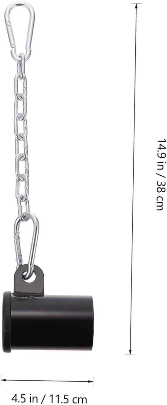 Bar Row Gym Attachment Chain Versatile Barbell Sleeve for Bent Over Row Exercises Fitness Equipment for Strength Training Workouts
