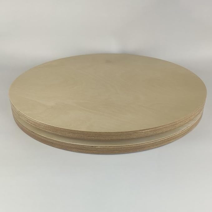 Yiju Rotating Disc Waist Twisting Disc Rotational Disk Twister Board Ab Exercise Wooden Rotator for Pilates Core Workout