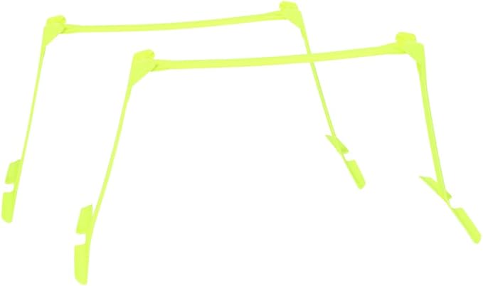 Dioche Speed Training Hurdles, Multipurpose Soccer Speed Training Hurdle Set Adjustable Hurdles Yellow (2pcs), Wholesale Business