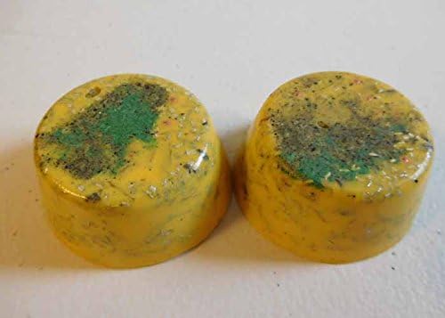 2 Maize Small Tower Buster Crystal Orgone Generator Energy Accumulator 528Hz/7.83Hz/Advance Harmonics Many Beautiful Ingredients and Colors!! (Maize)