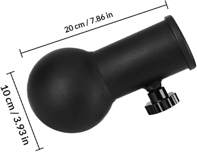 Barbell Attachment Rotating Sleeve Stand for Strength Training, Iron Material Black, Gym Equipment Part for Deadlift Row Abdominal Back Muscle Workouts
