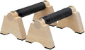 Wood Push up Bar, 2 PCS Parallettes Bars for Men Strength Training, Calisthenics Equipment for Handstand Training